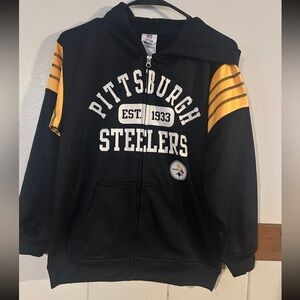 Pittsburgh Steelers NFL team apparel hoodie youth large